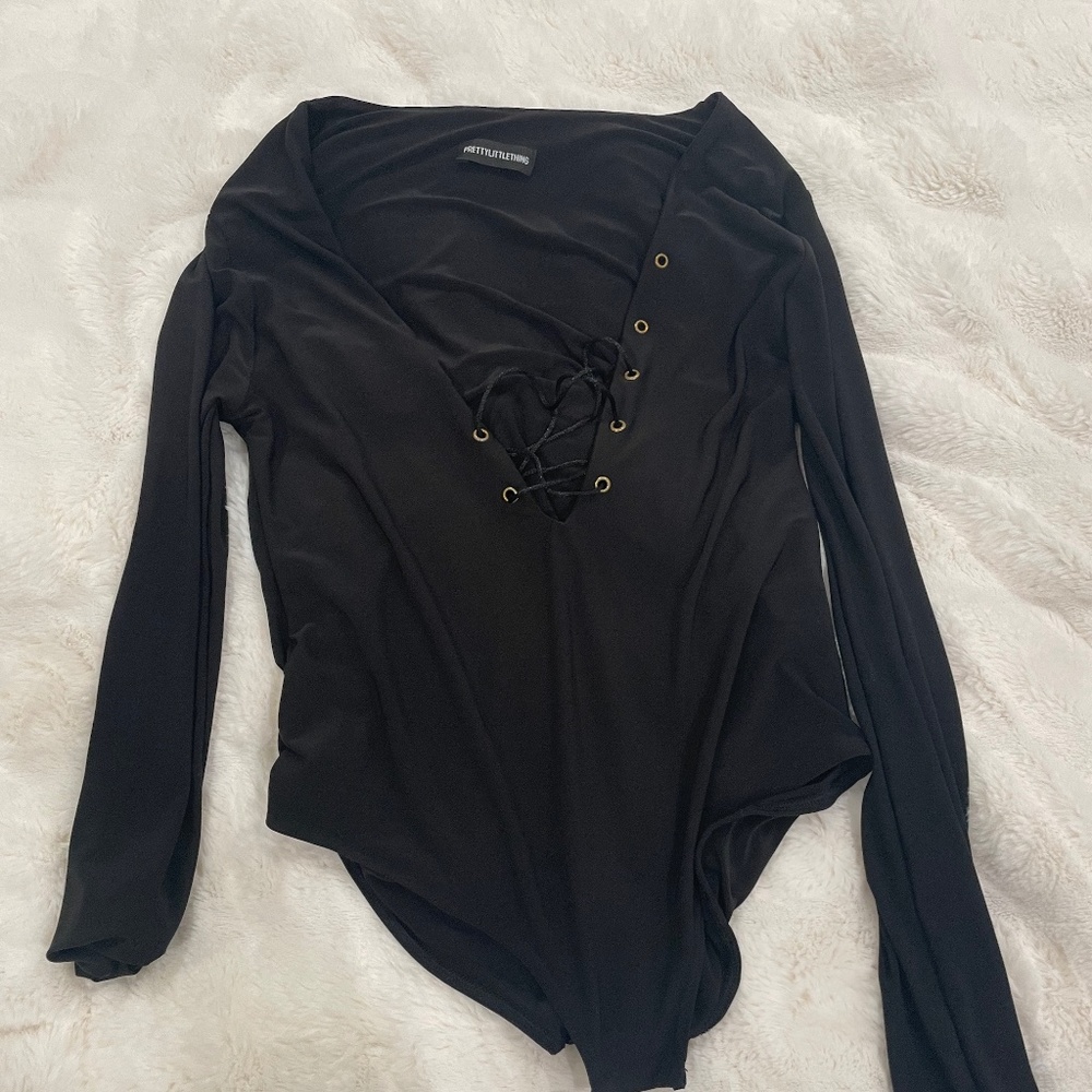 Black Long Sleeve Body suit